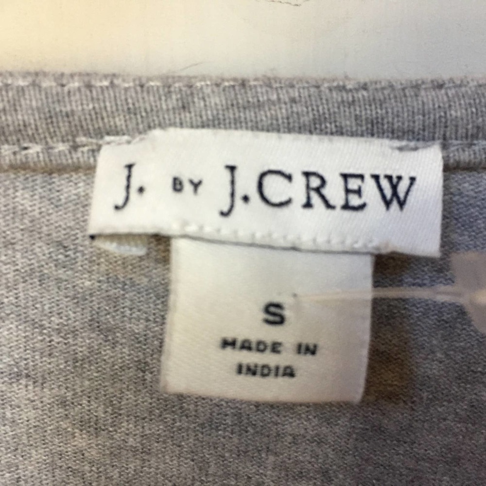 J. by J. Crew Gray Top w/ Eyelet Detail - Picture 9 of 16
